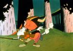 Bugs Bunny as Brunhilde / Elmer Fudd as Siegfried (screaming)
